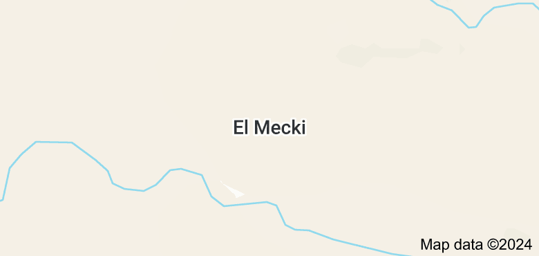 El Mecki en voie d’être engloutie par les eaux